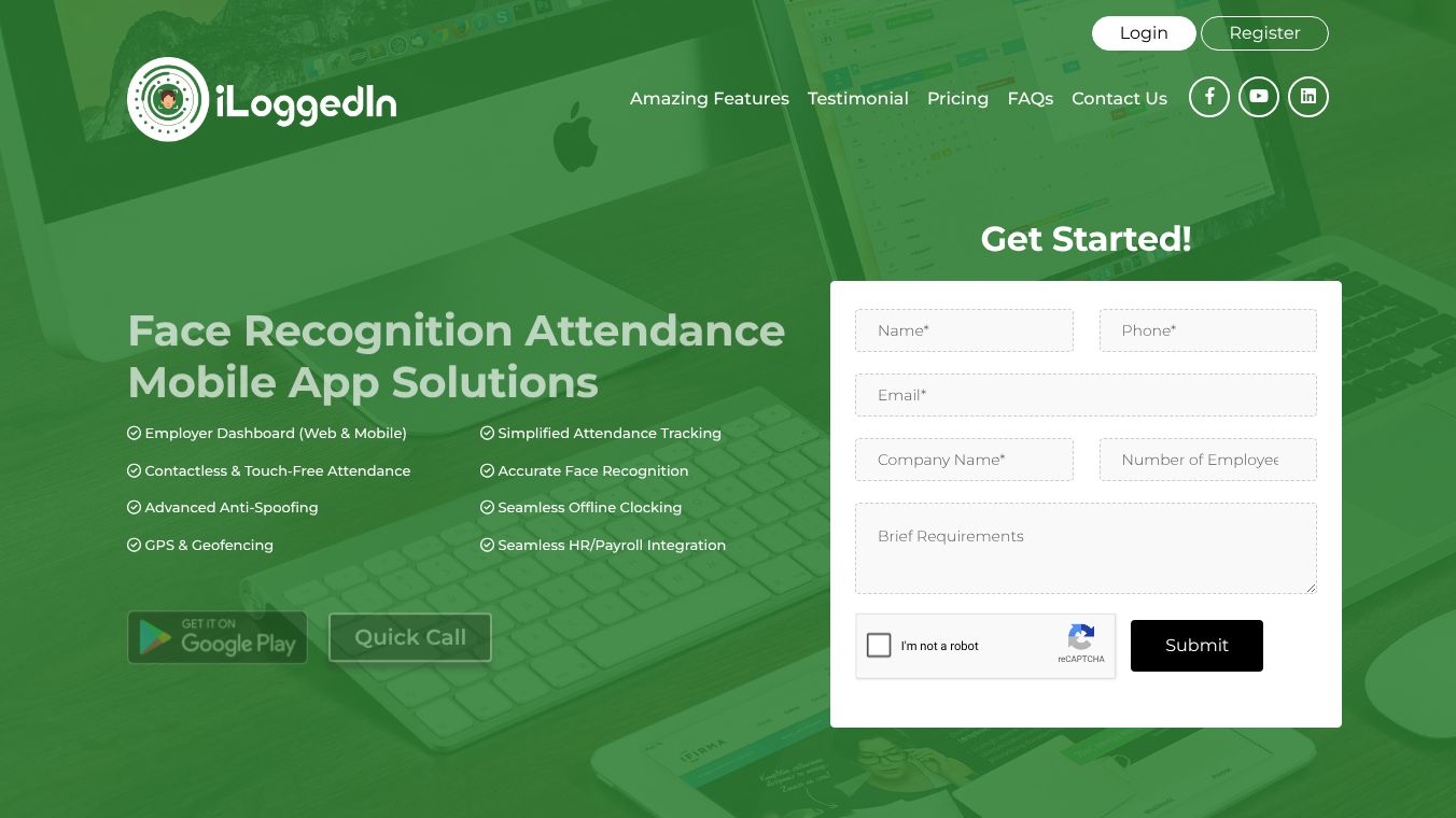 Face Attendance Mobile App