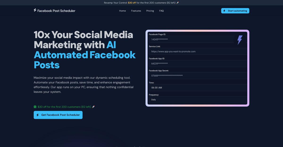 Facebook Post Scheduler