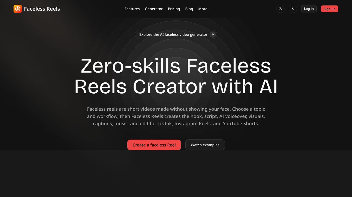 Faceless Reels