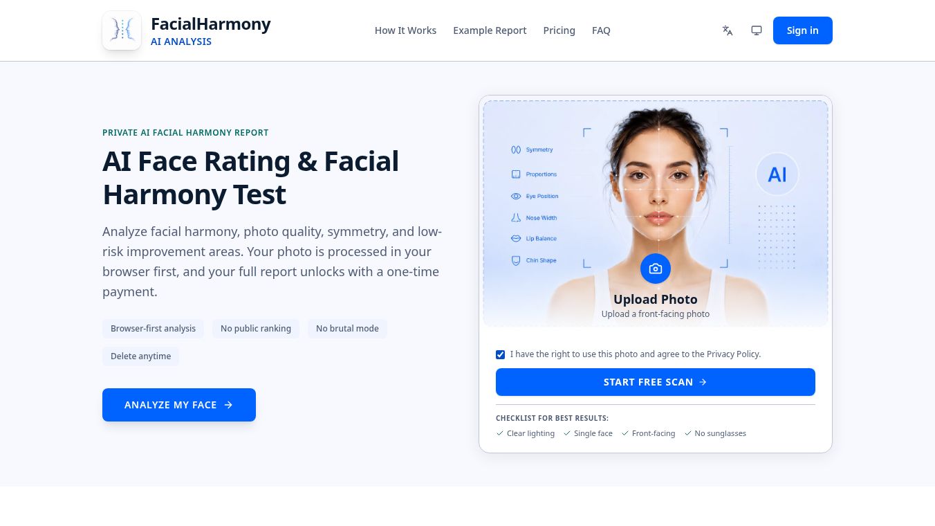 facial harmony ai