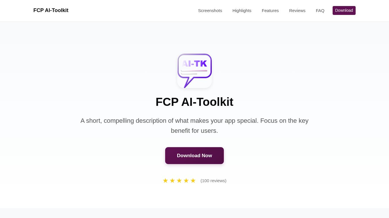 FCP AI-Toolkit