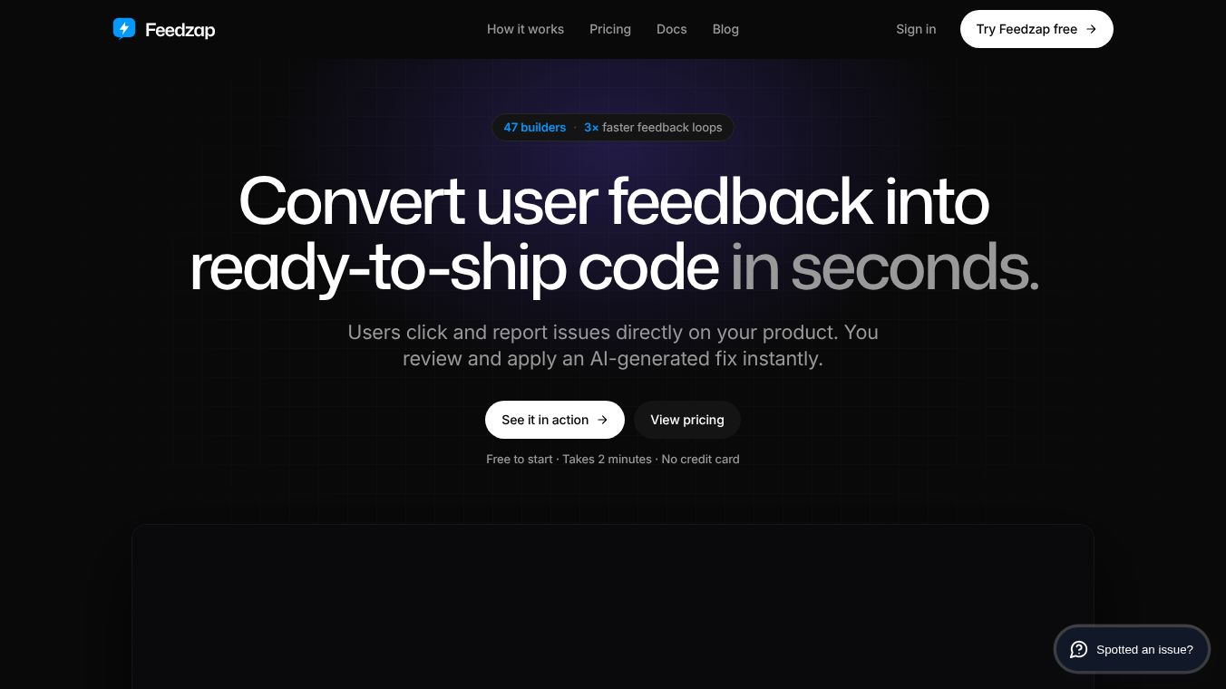 Feedzap - AI Bug Tool