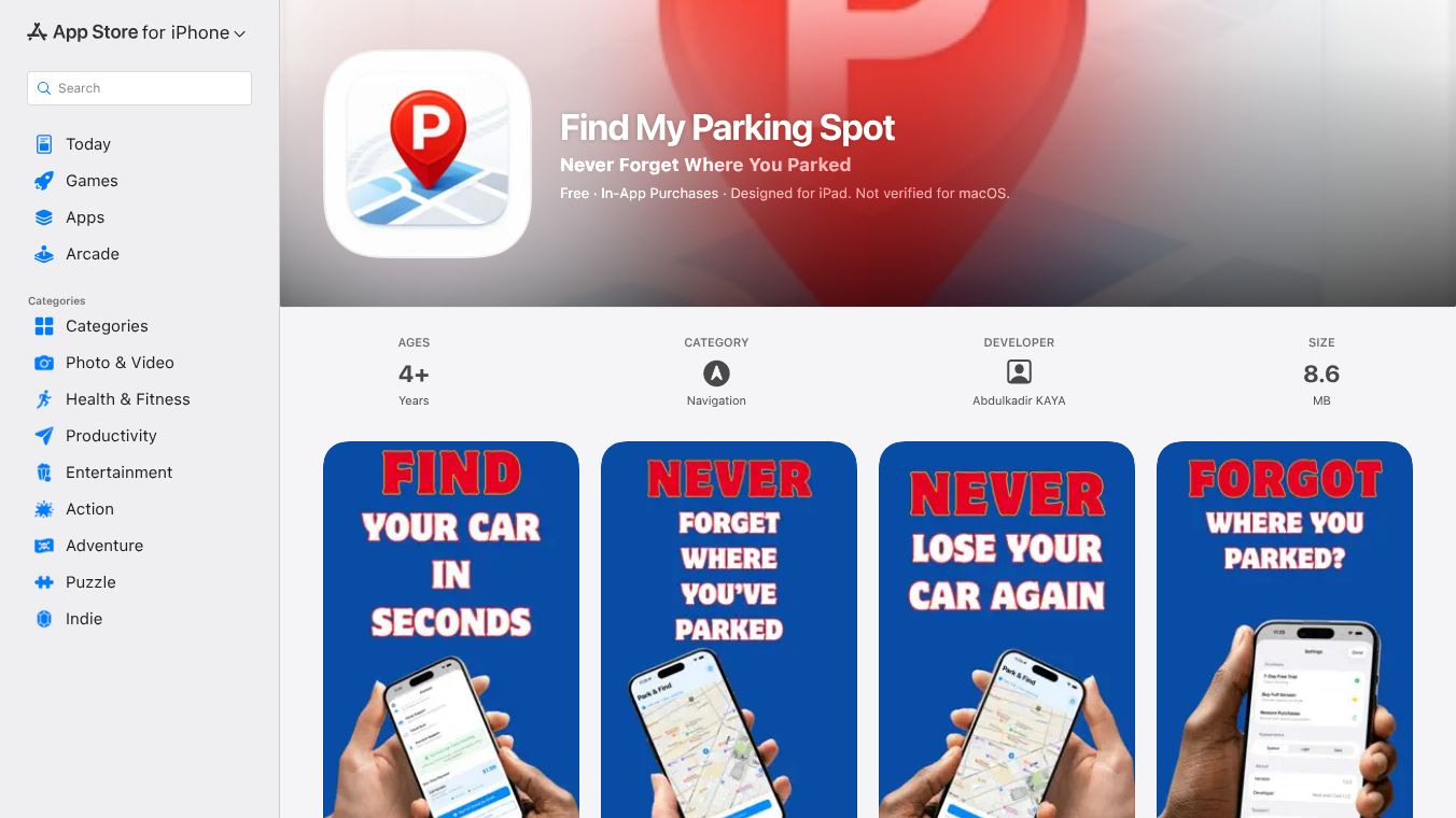 Find My Parking Spot