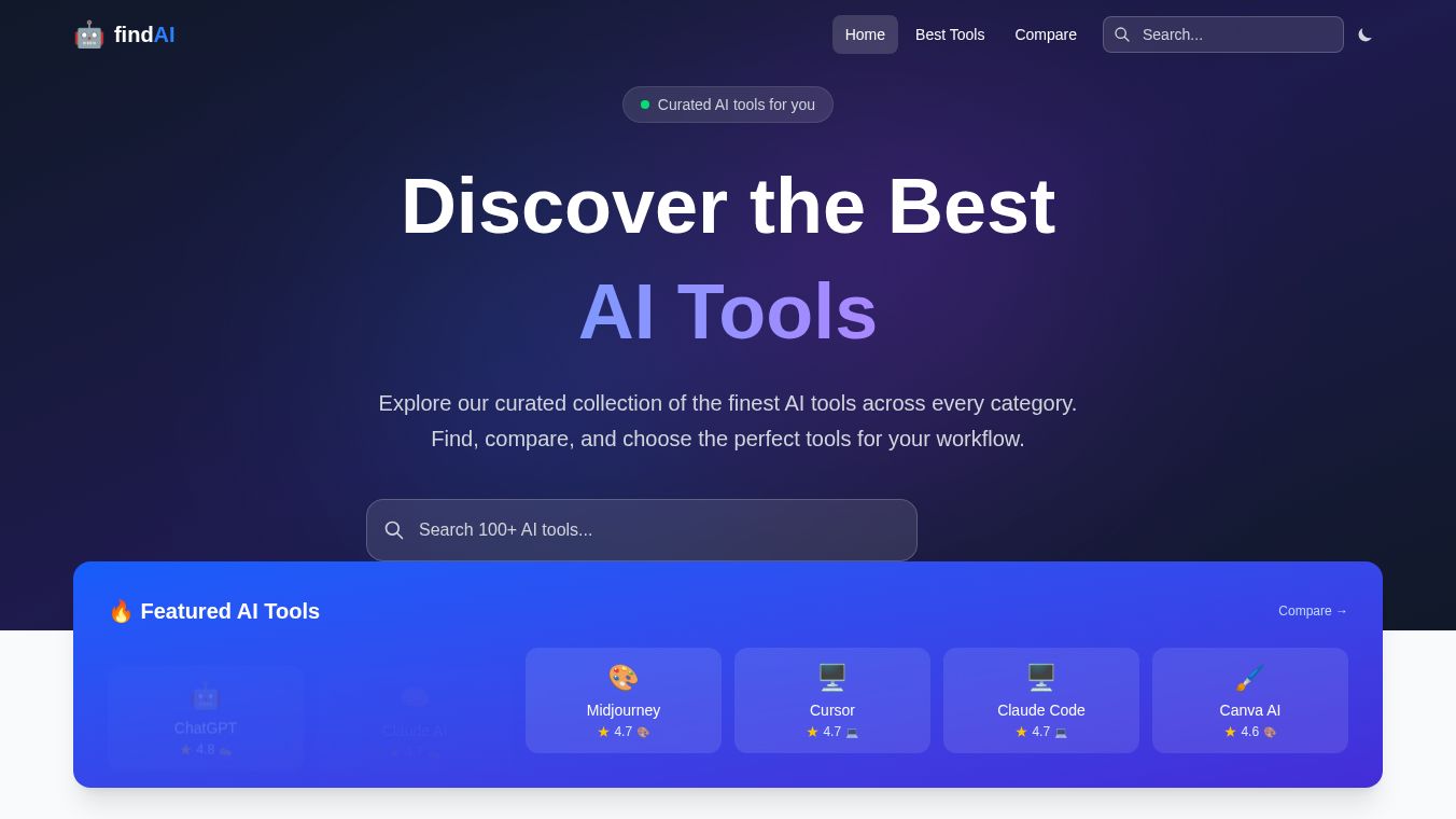 FindAI – Discover the Best AI Tools