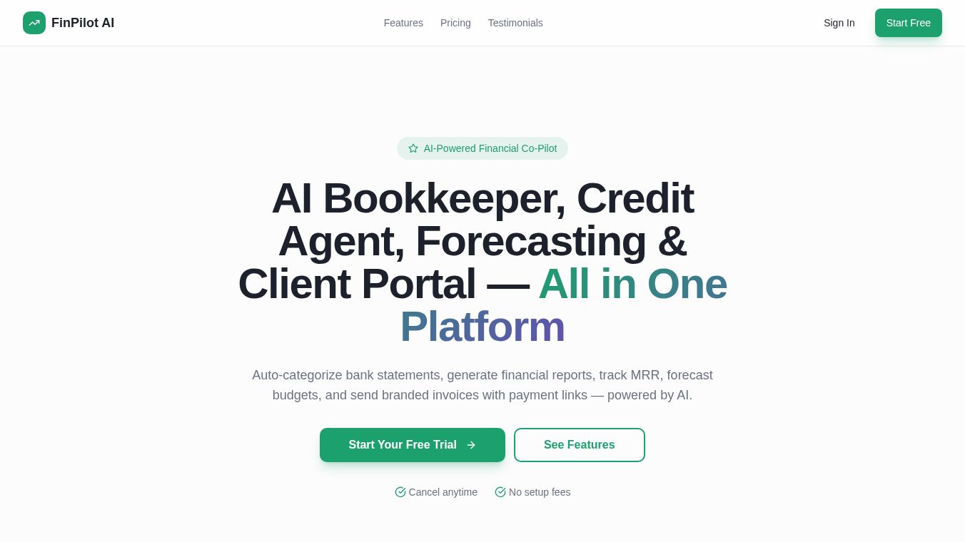 FinPilot AI: Total Financial Control