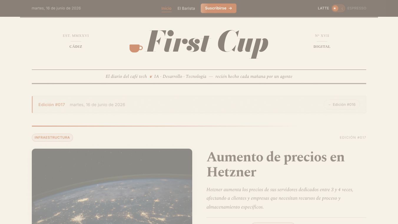 First Cup