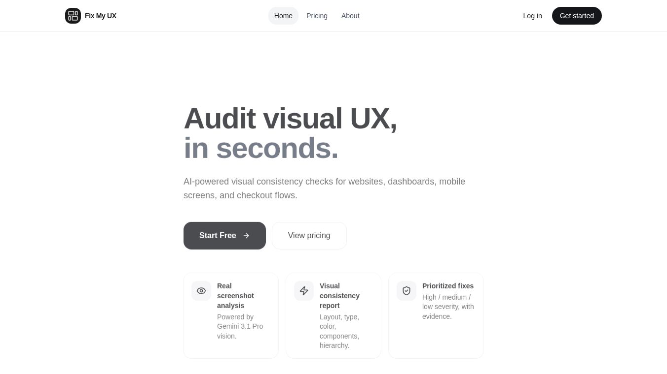Fix My UX