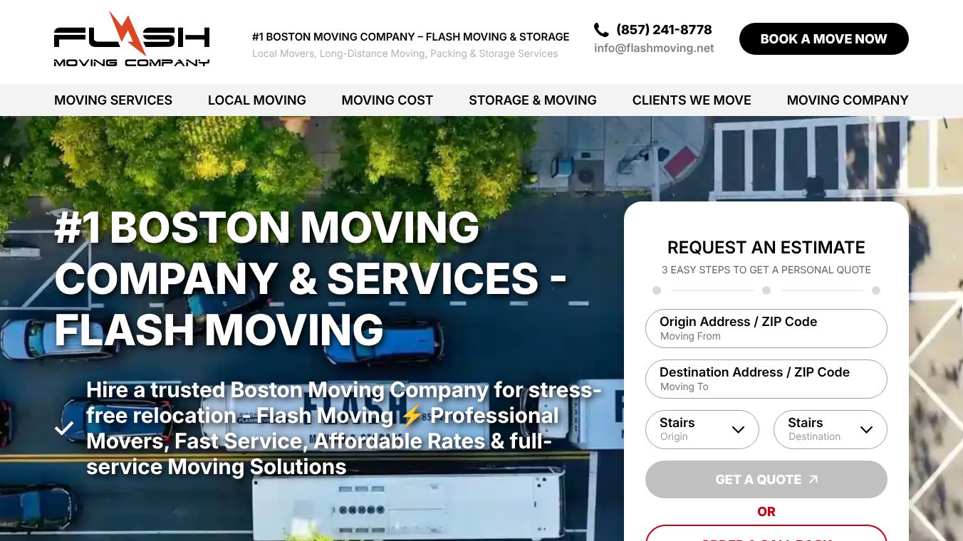 Flash Moving & Storage