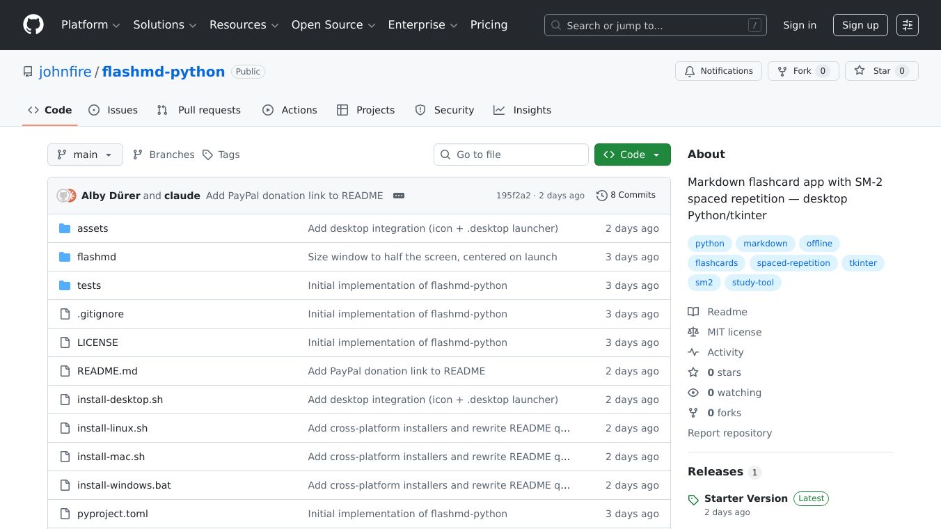 flashcards from ai generated markdown