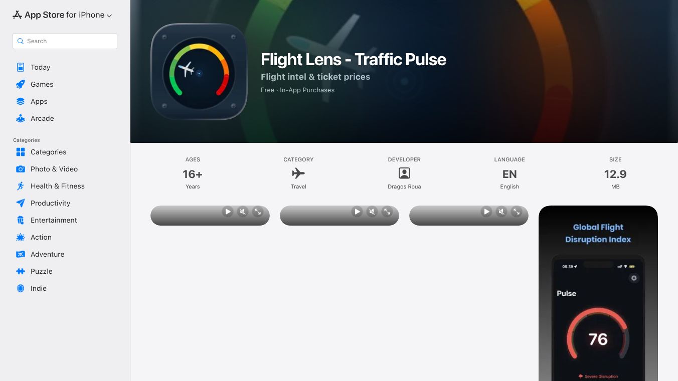 Flight Lens - Traffic Pulse