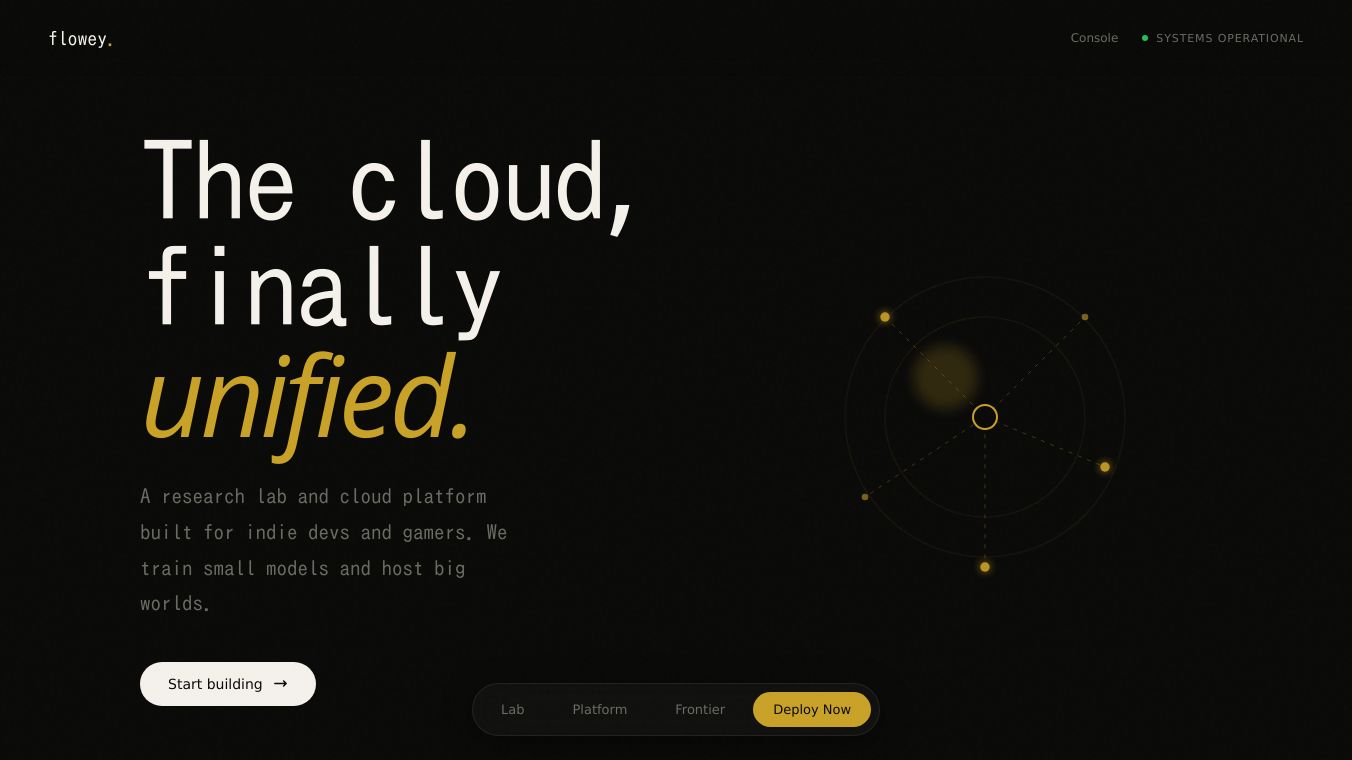 flowey.dev — Unified Cloud Lab