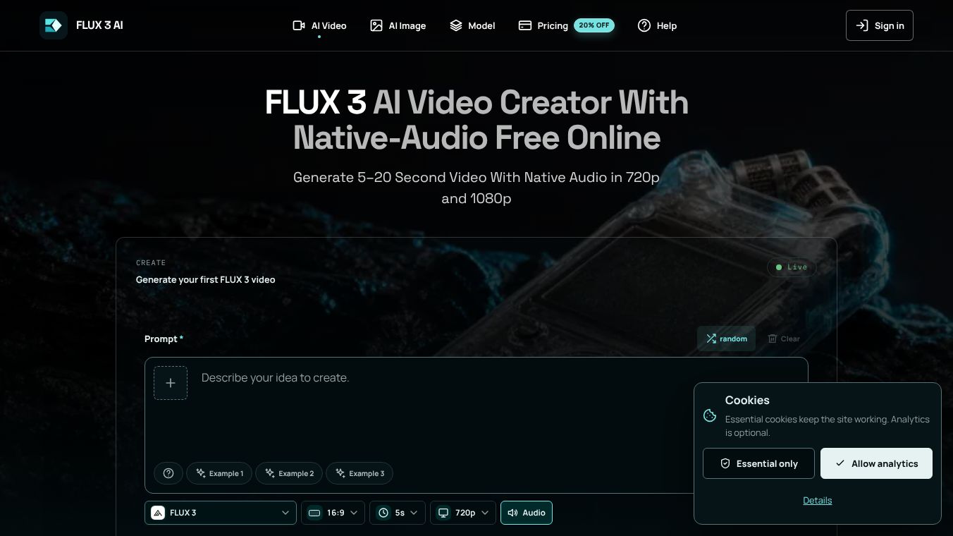 FLUX 3 AI