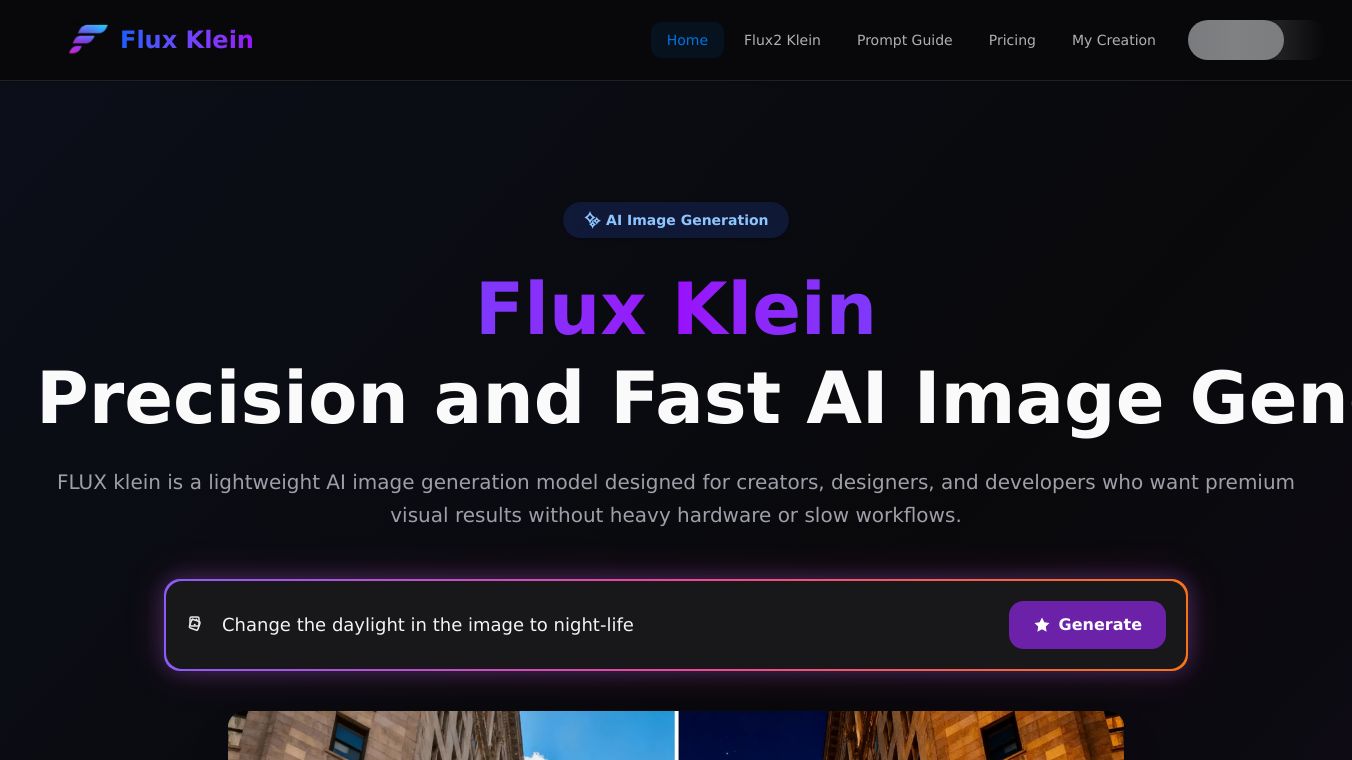 Flux Klein