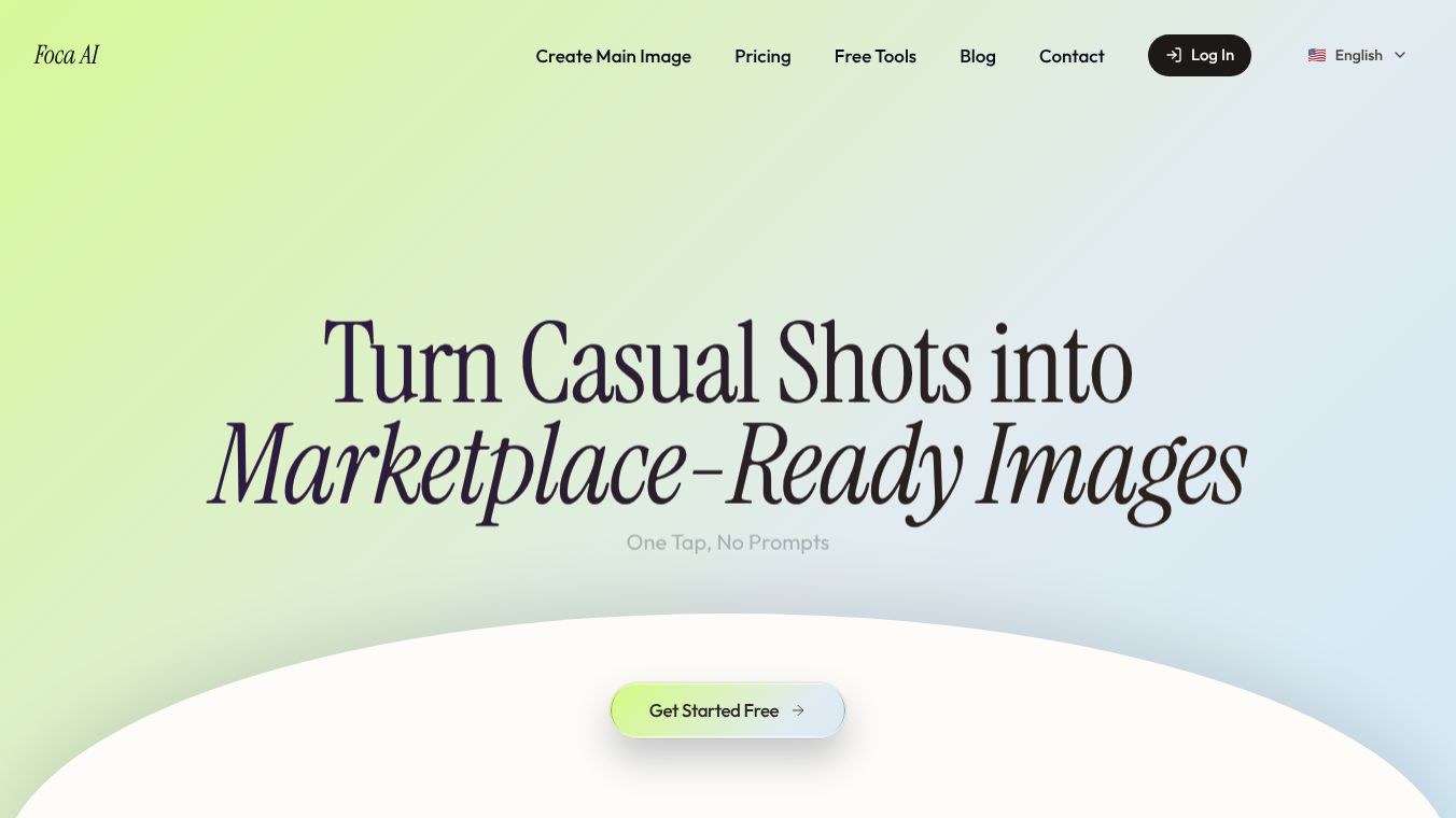 Foca AI - White BG E-commerce Images