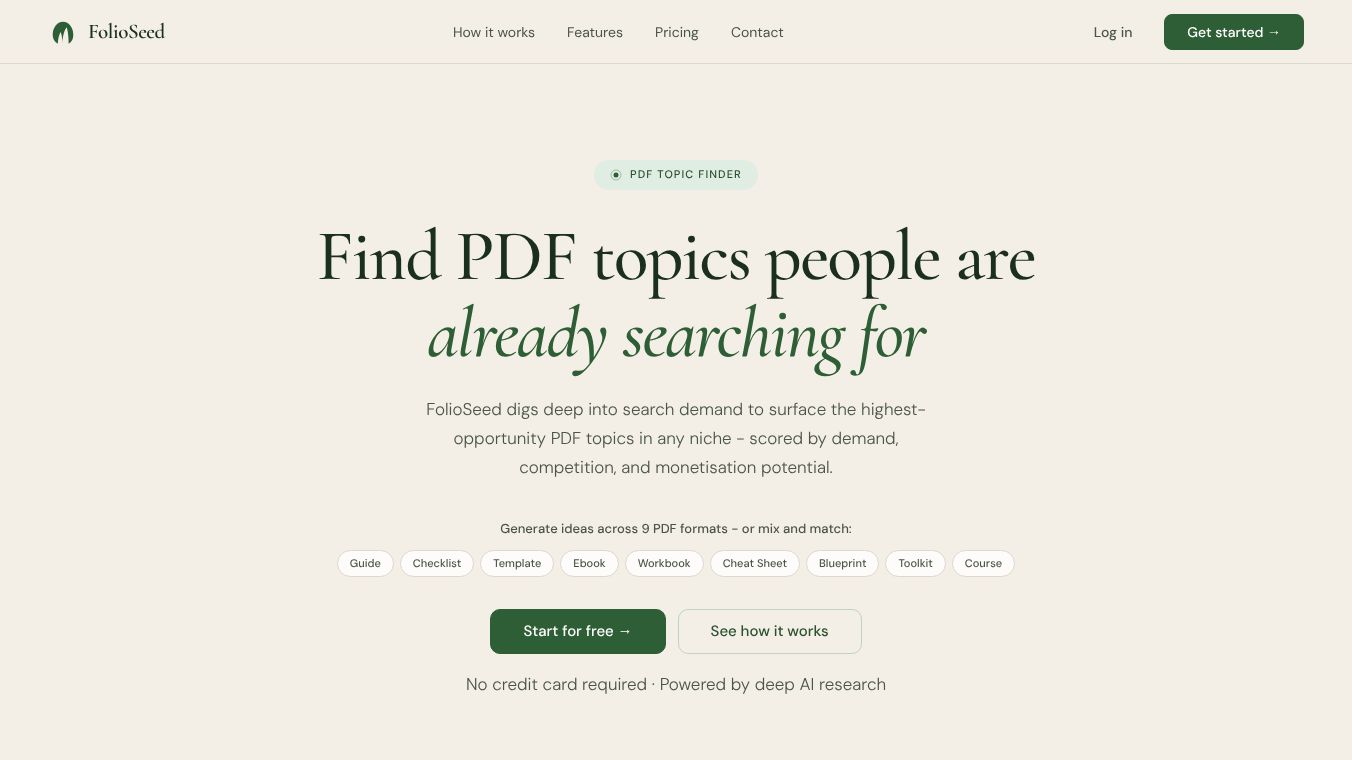 FolioSeed