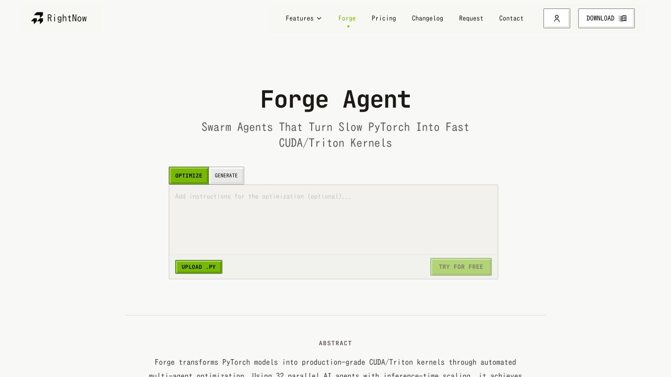 Forge Agent