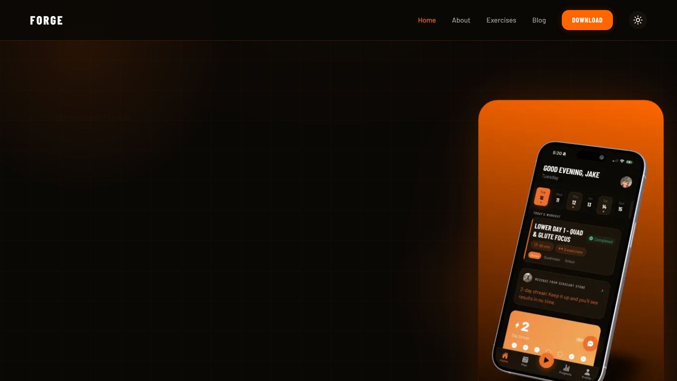 Forge: AI Personal Trainer