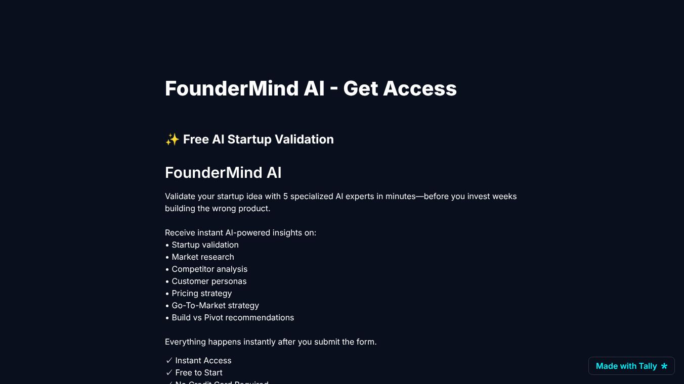 FounderMind AI