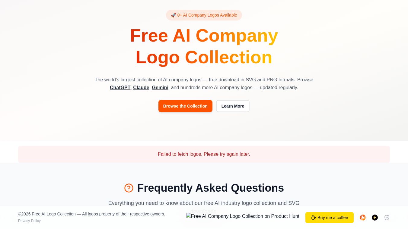 Free AI Company Logo Collection