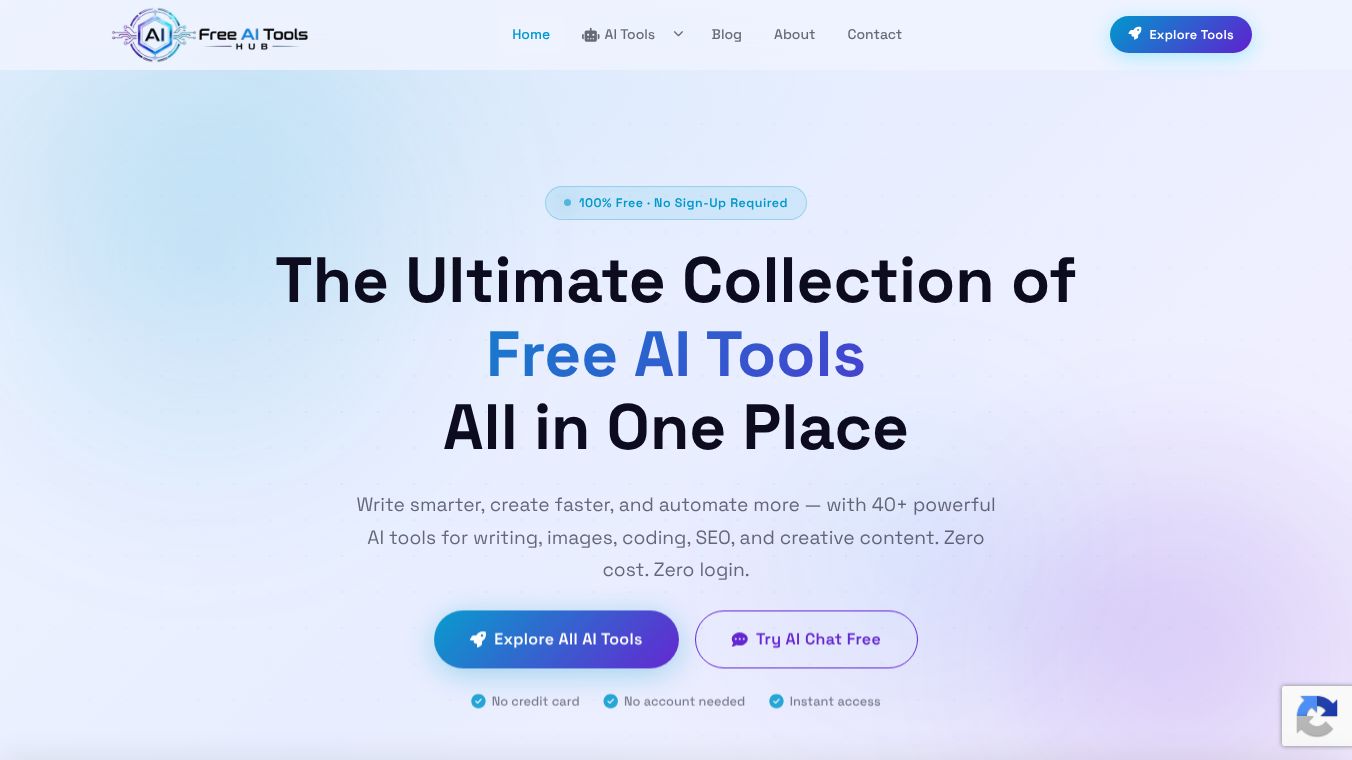 Free AI Tools Hub