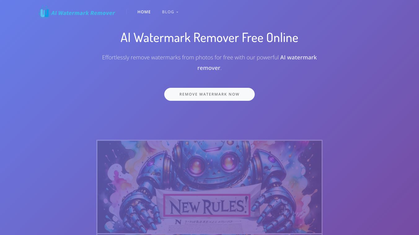 Free AI Watermark Remover Online