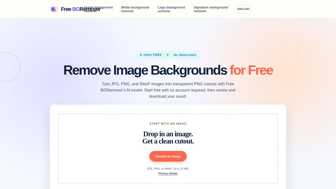 Free background remover