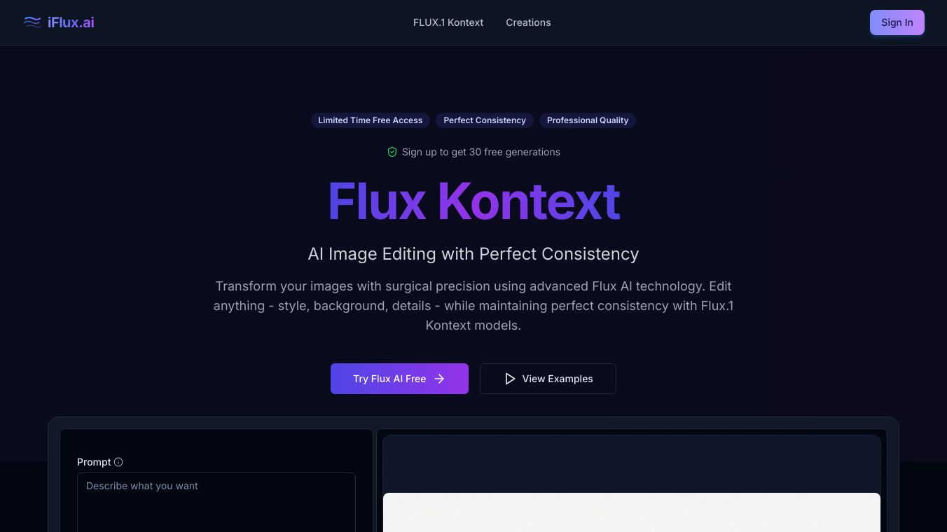 Free Flux Kontext Online