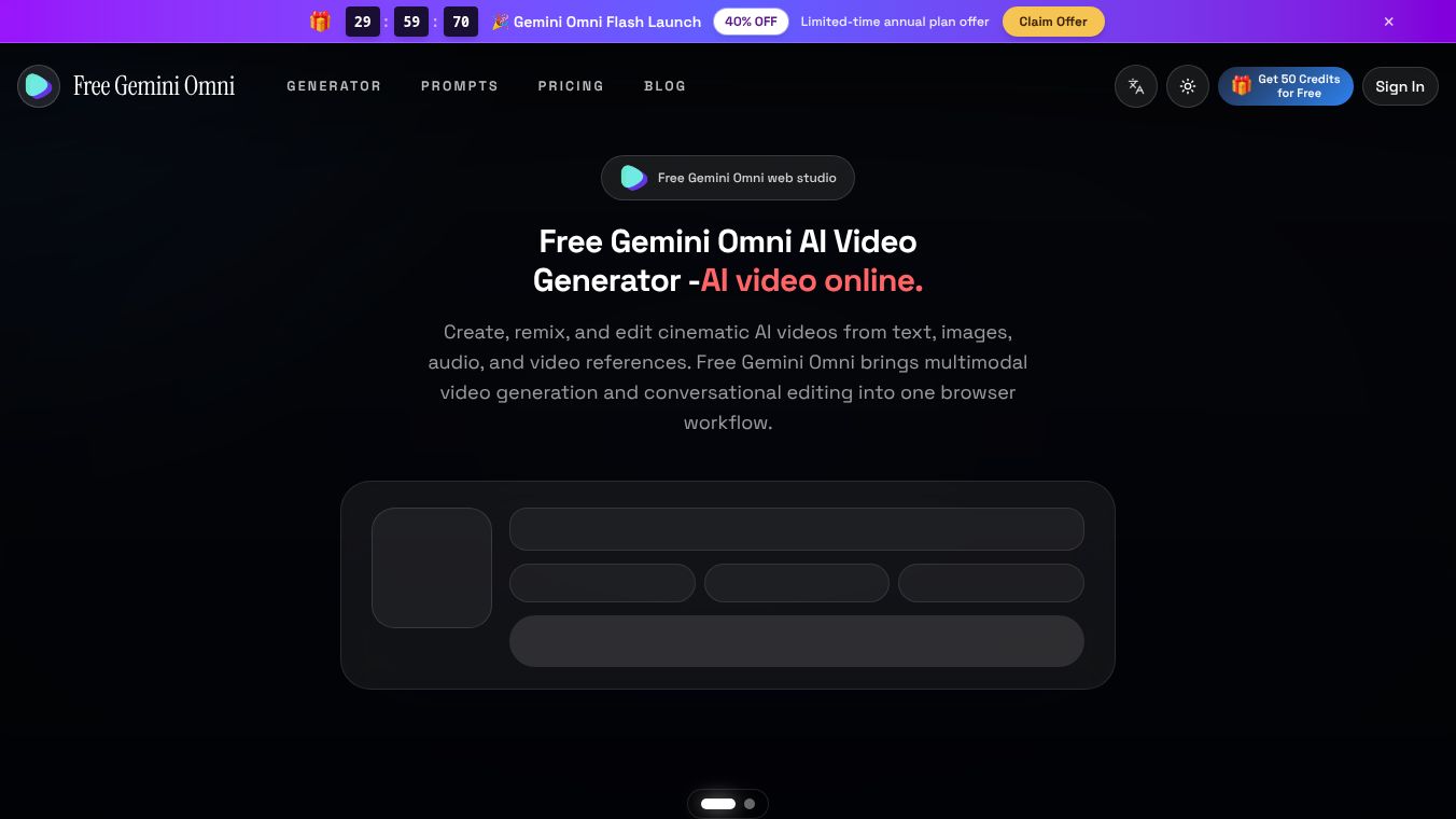 Free Gemini Omni
