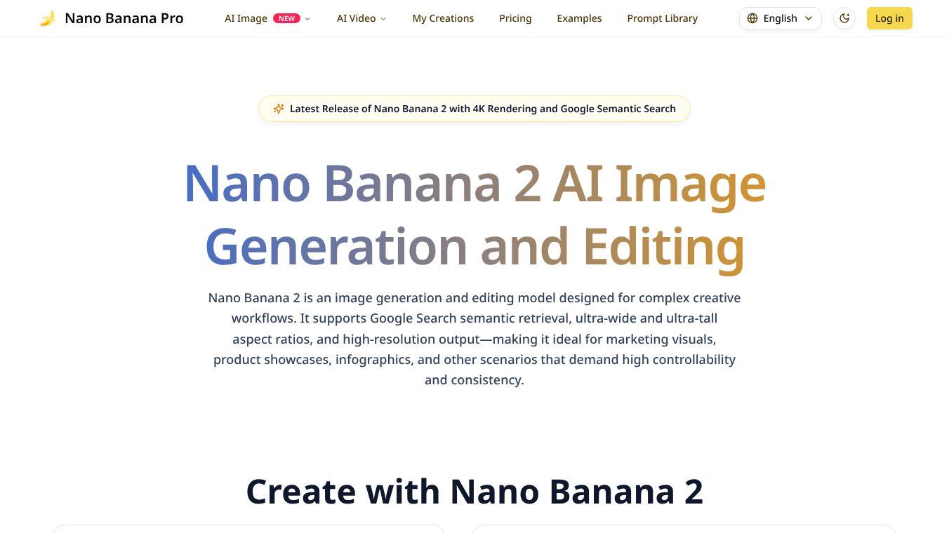 Free Nano Banana 2 AI Image Generator