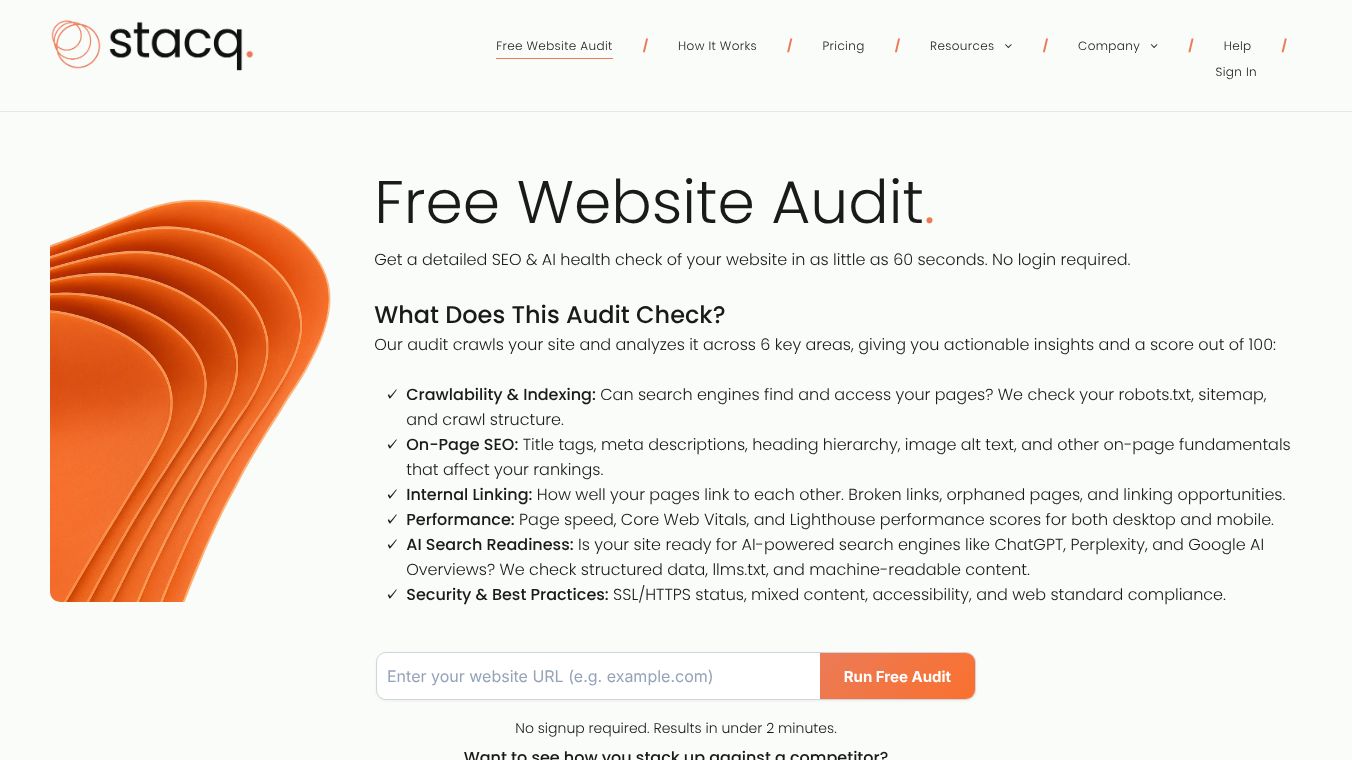 Free Site Audit Tool