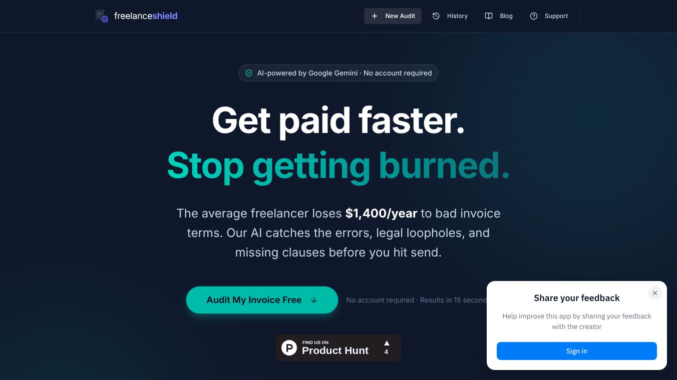 Freelance Shield