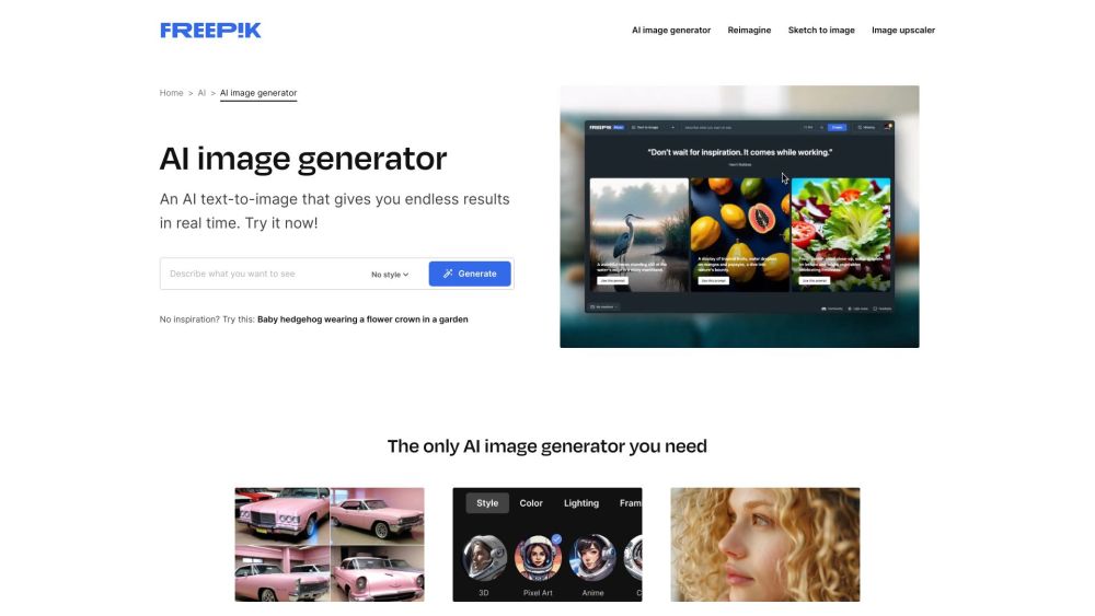 Freepik AI Image Generator