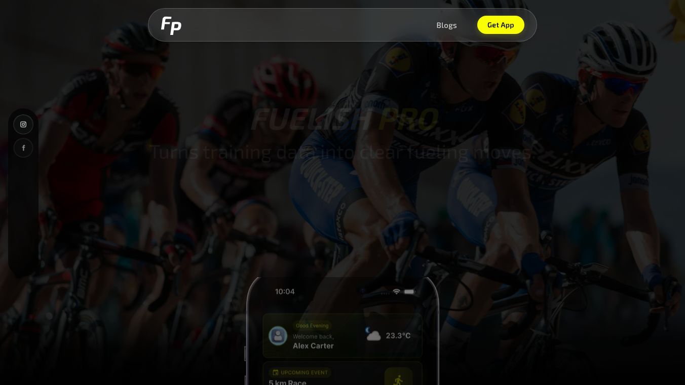 Fuelish Pro AI Fueling App for Athletes