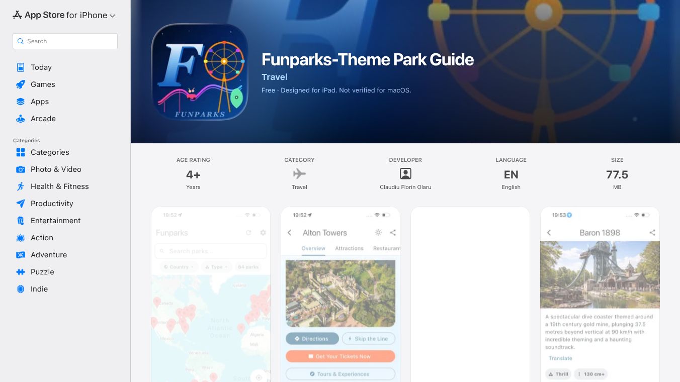Funparks - Theme Park Guide