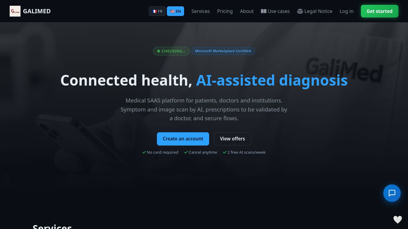 Galimed Ai health Platform
