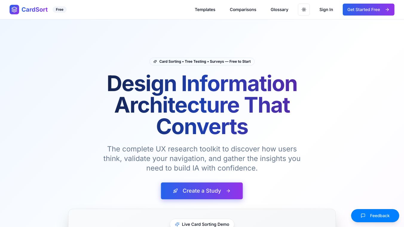 Gamified AI Powered Card Sorting for UX