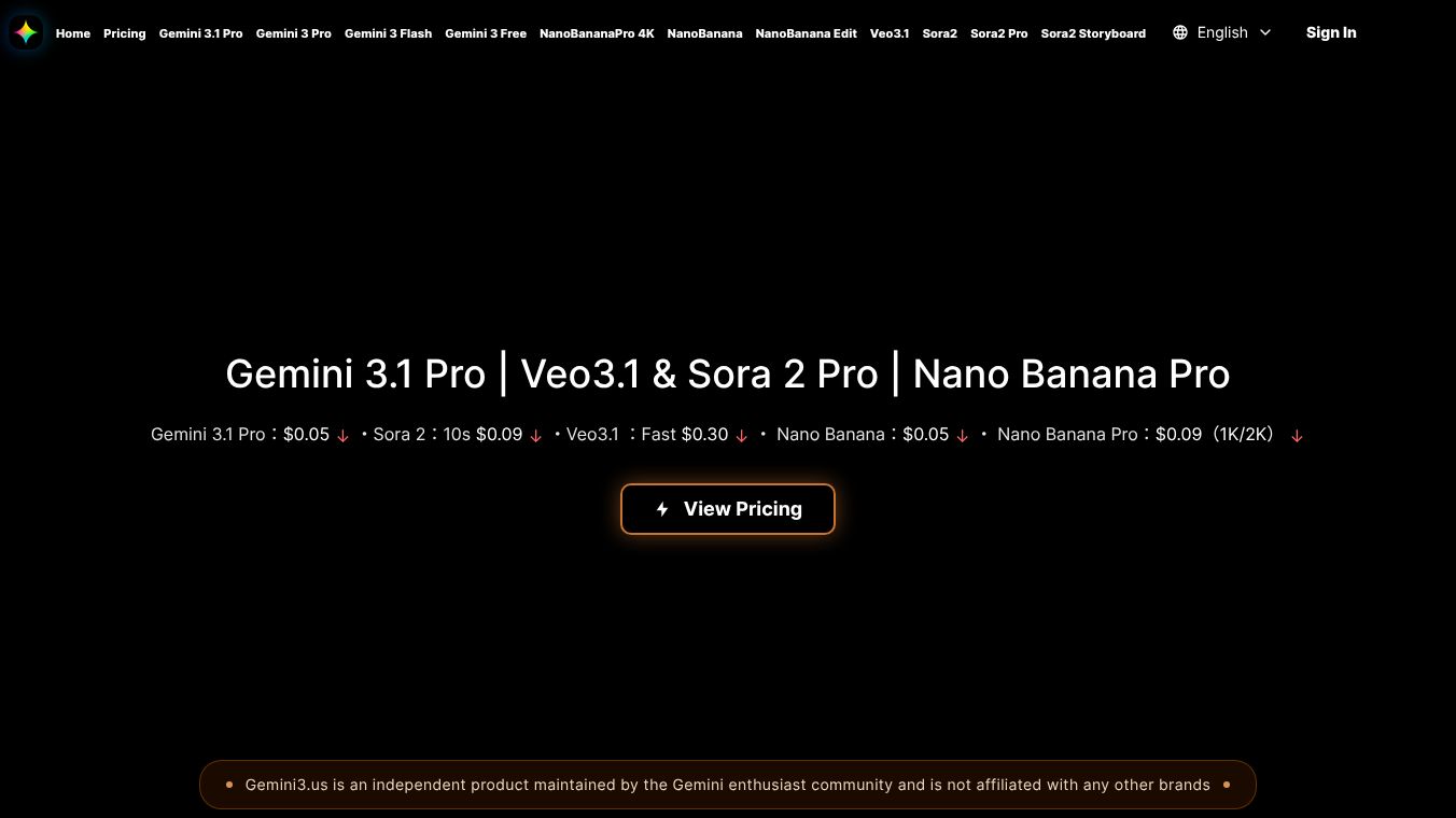 Gemini 3 - Google AI Chat | Online