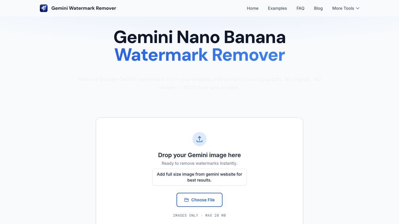 Gemini Nano Banana Watermark Remover