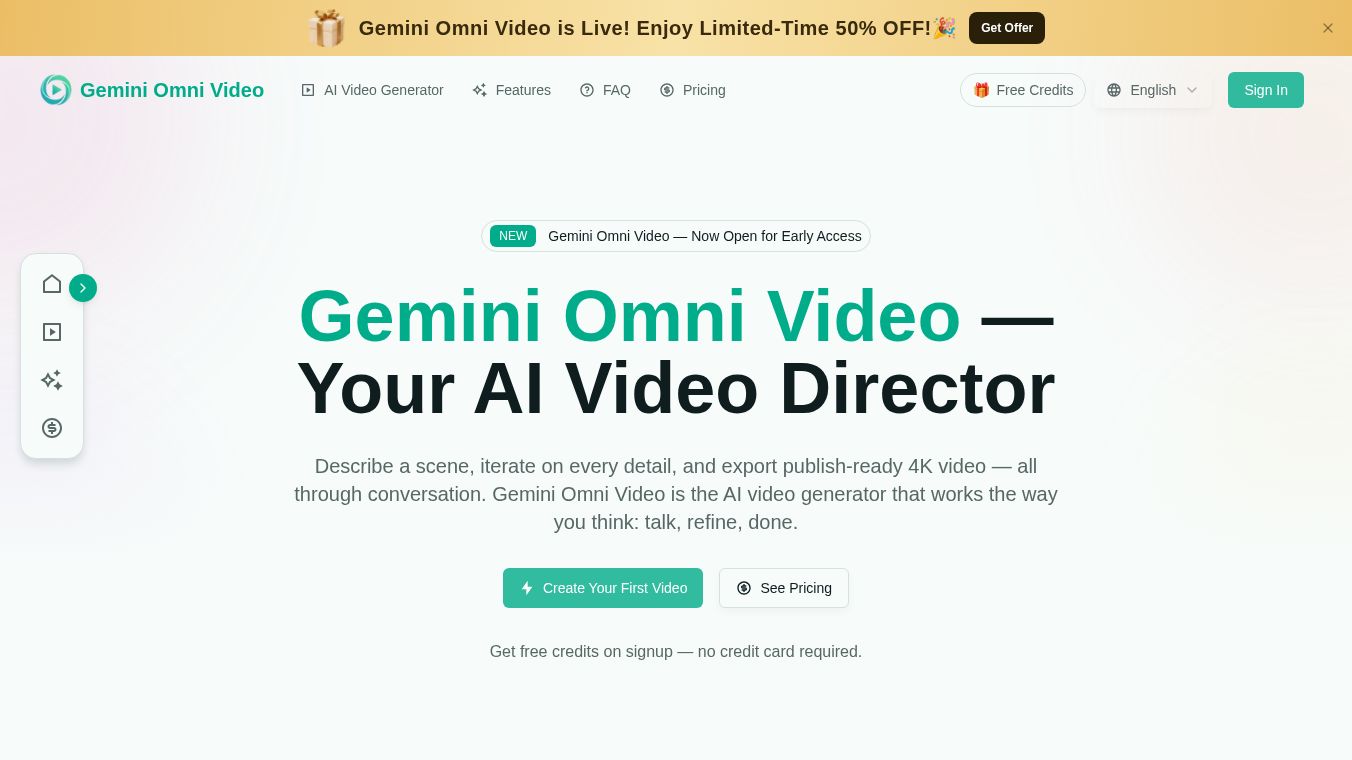Gemini Omni Video - AI Video Generator