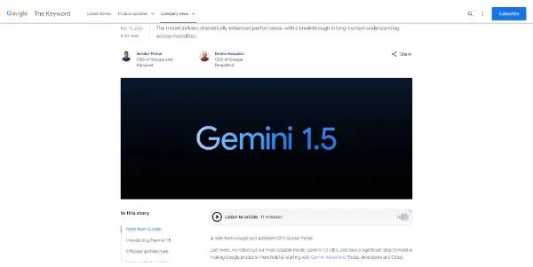 Gemini Pro 1.5