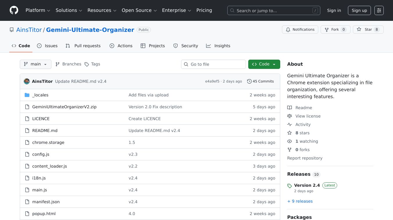 Gemini Ultimate Organizer