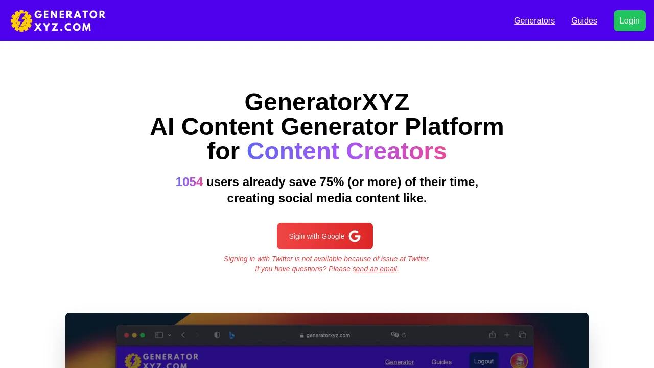 Generator XYZ