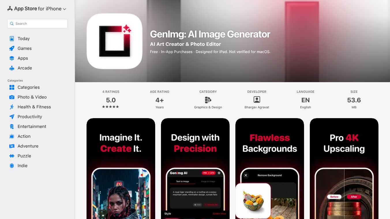 GenImg: AI Image Generator