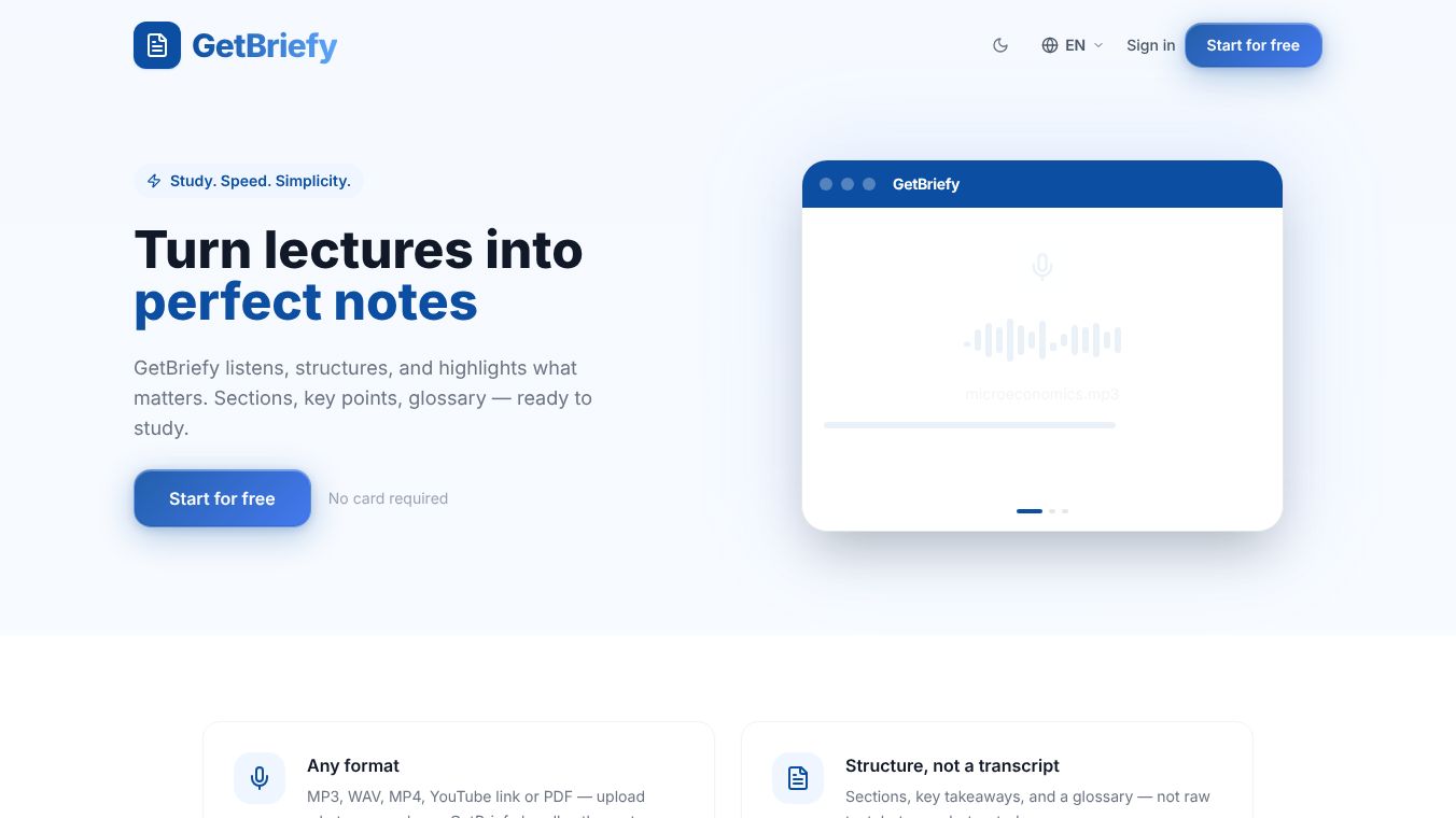 GetBriefy