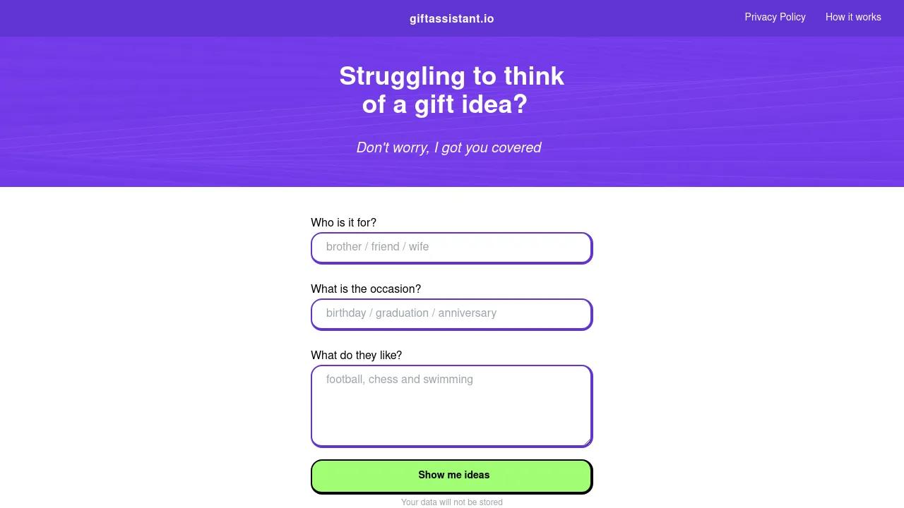 Giftassistant