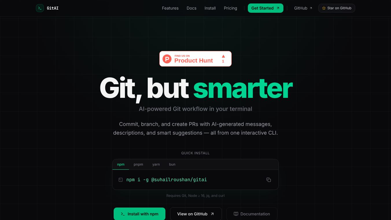 GitAI – AI-Powered Git CLI