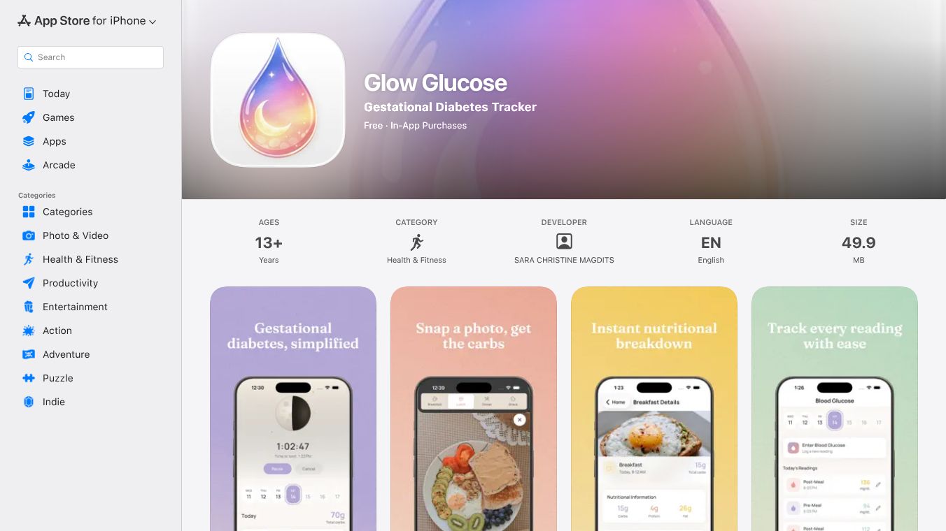 Glow Glucose: Carb Counter