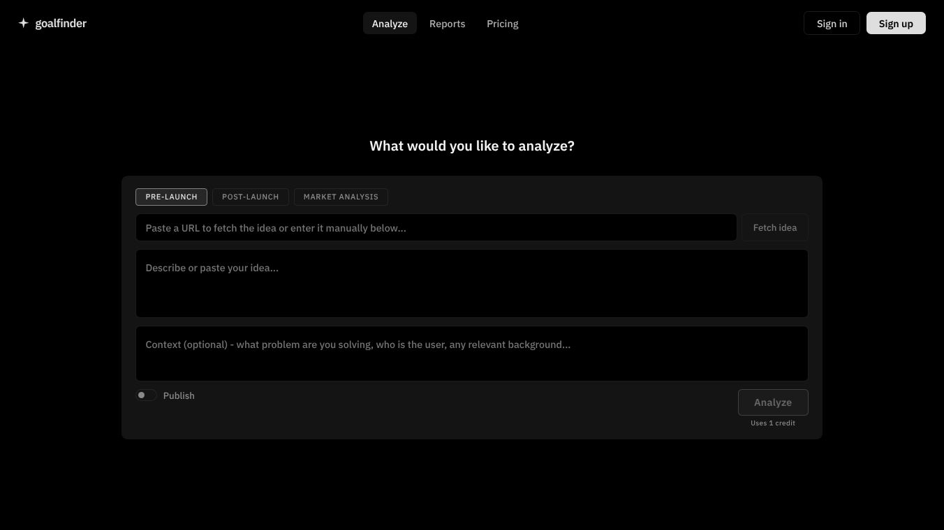 Goalfinder