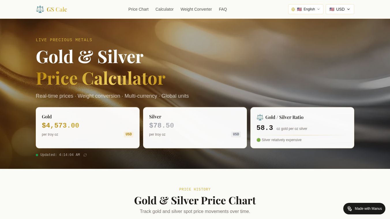 GoldSilverCalc