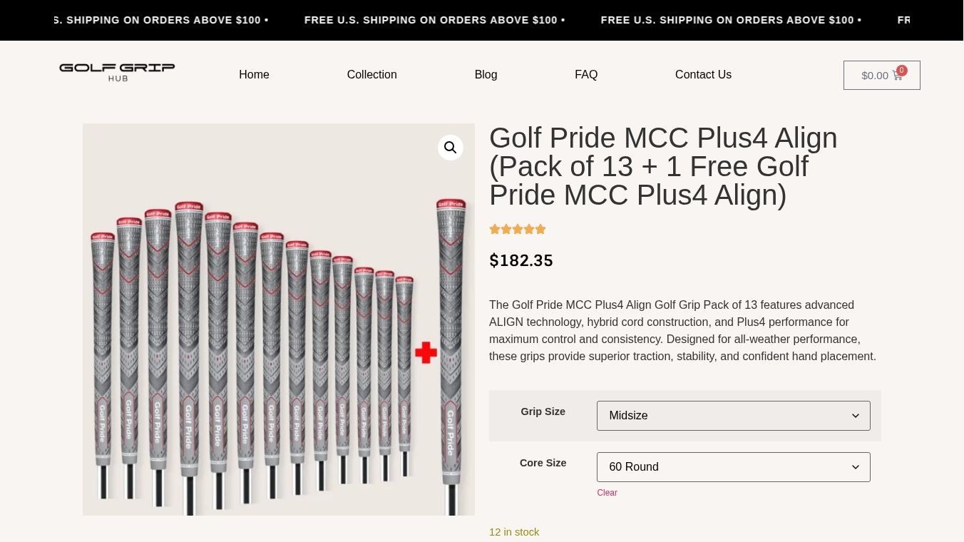 Golf Pride MCC Plus4 Align
